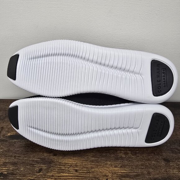 NEW Cole Haan 2 Zerogrand Stitchlite Wingtip Oxford Shoes 10 B Black White Sole - Picture 7 of 9